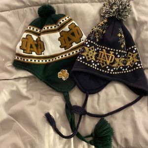 Norte Dame Women’s hats, set of two